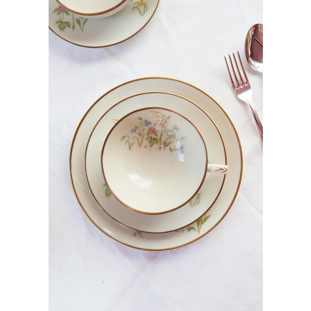 Swedish Porcelain Tea or Coffee Service for 10 from Hackefors, 1960s, Set of 37 For Sale - Image 3 of 10