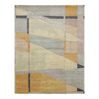 Rug & Kilim’s Contemporary Abstract Rug With Multicolor Geometric Patterns For Sale