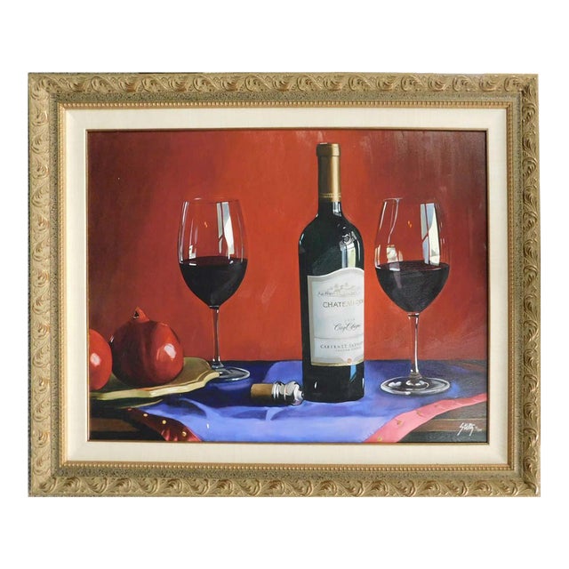 Thomas Stiltz "Cinq Cepages" Sn Special Proof Hand Signed Art Canvas Artwork For Sale