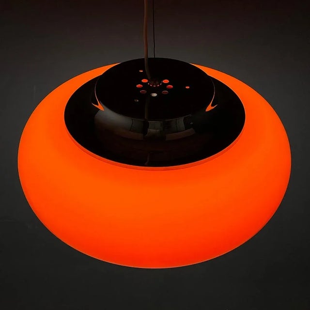 1970s Mid-Century Pendant Lamp by Meblo for Guzzini, 1970s For Sale - Image 5 of 11