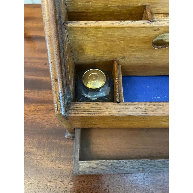 Wood Oak Stationery Cabinet, 1860s For Sale - Image 7 of 9