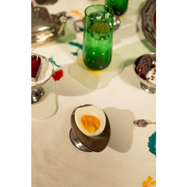 Vintage French Egg Coupes- Set of 5 For Sale - Image 6 of 9