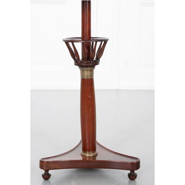19th Century French 19th Century Mahogany Empire-Style Table For Sale - Image 5 of 8