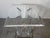 Plastic 1980s Vintage Postmodern Design Sculptural Clear Lucite Side Table / Pedestal For Sale - Image 7 of 12