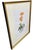 Chinoiserie Vintage Framed Botanical Art Print: Orange Orchid in Chinoiserie Porcelain Planter For Sale - Image 3 of 12