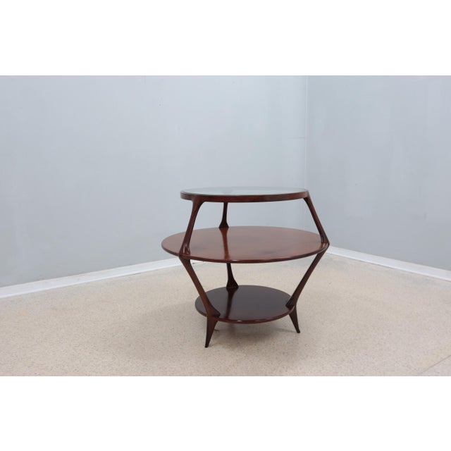 Round Coffee Table attributed to Pierluigi Giordani, 1950s For Sale - Image 15 of 16