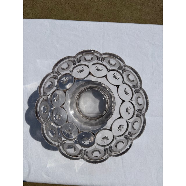 1930s Adams Glass Moon & Stars Bowl/Vase For Sale - Image 6 of 6