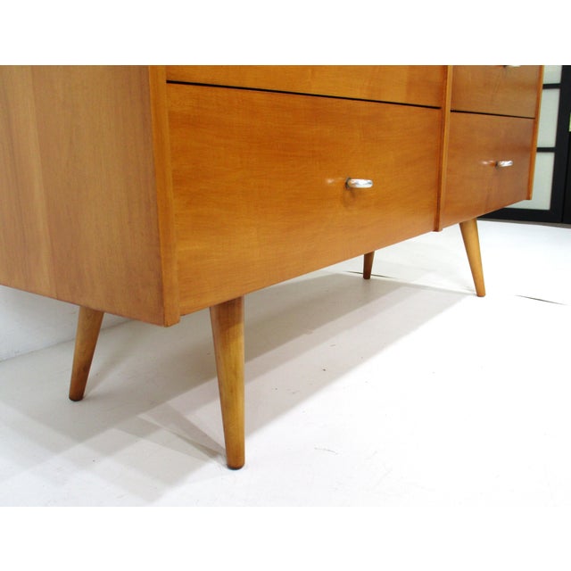 Tan 1950s Paul McCobb Planner Group Dresser Chest by Winchendon (A) For Sale - Image 8 of 12