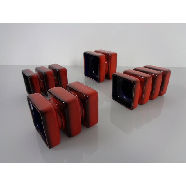 1970s Ceramic Vases by Cari Zalloni for Steuler Keramik, 1970s, Set of 4 For Sale - Image 5 of 18