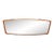 Mid Century Teak Curved Landscape Mirror For Sale