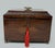 Antique English Wooden Georgian Chippendale Triple Tea Caddy 18c Irish Provenance For Sale - Image 9 of 11