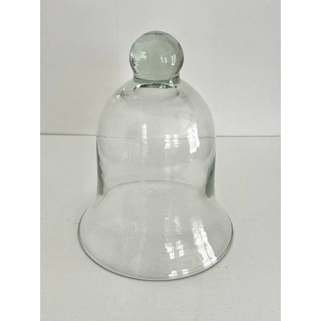 French Country French Country Glass Garden Cloche For Sale - Image 3 of 7