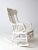 Wood Antique White Wood Rocking Chair For Sale - Image 7 of 13