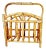 Mid Century Bamboo Magazine Rack Holder Crespi Style For Sale