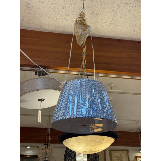 Newport Lamp & Shade Company Emlyn Pendant For Sale - Image 4 of 12