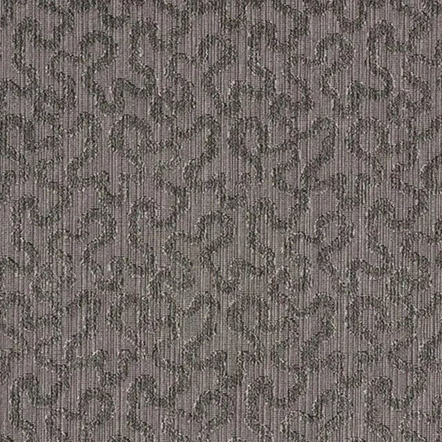 Contemporary Sample - Schumacher Vermicelli Velvet Fabric in Smoke For Sale - Image 3 of 3