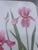 1980s 1980s Italian Botanical Iris Serving Tray | Vintage Floral Tea Cocktail Tray | Made in Italy For Sale - Image 5 of 9