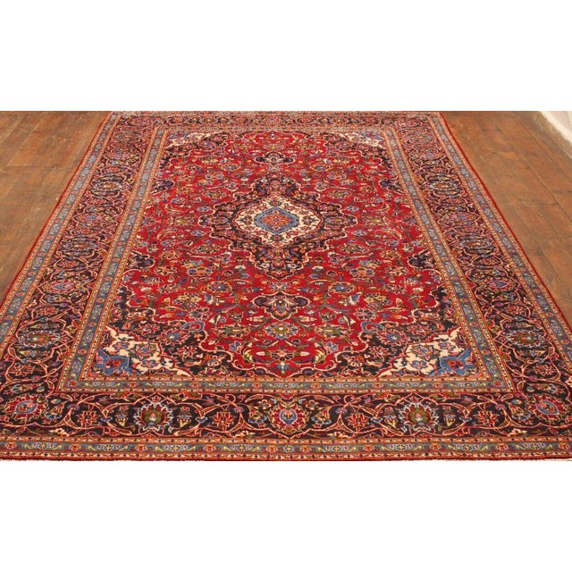 Middle Eastern Rug in Wool For Sale - Image 6 of 11