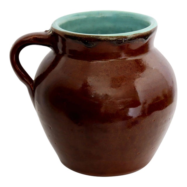 Early 20th Century French Glazed Pot For Sale