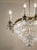 Italian Empire Style 12-Light Chandelier in Brass, Crystal and Cut Glass, 1940s For Sale - Image 9 of 15