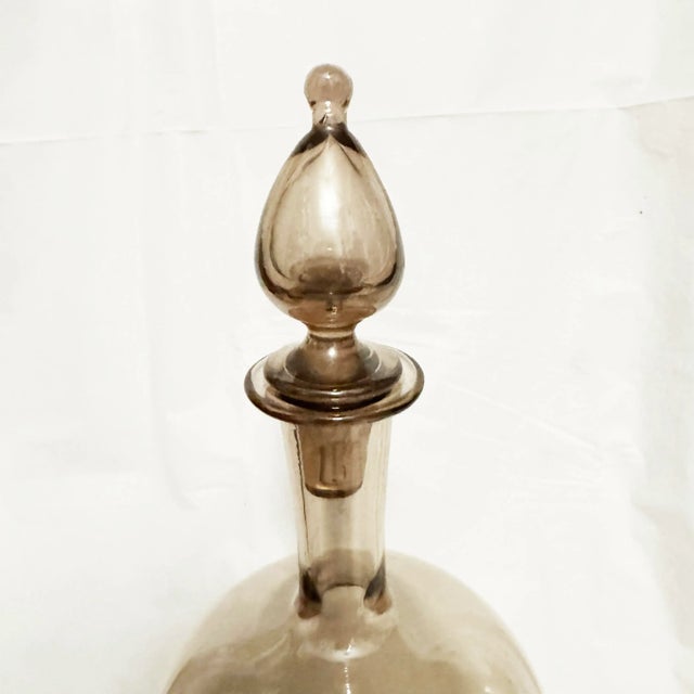 Murano 1920s Murano Style Glass Pitcher & Decanter Styled After Vittorio Zecchin, for Cappellin & Venini For Sale - Image 4 of 12