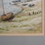 Blue Vintage Beach Landscape Painting, English School Watercolour, Nautical Art, 1991 For Sale - Image 8 of 9