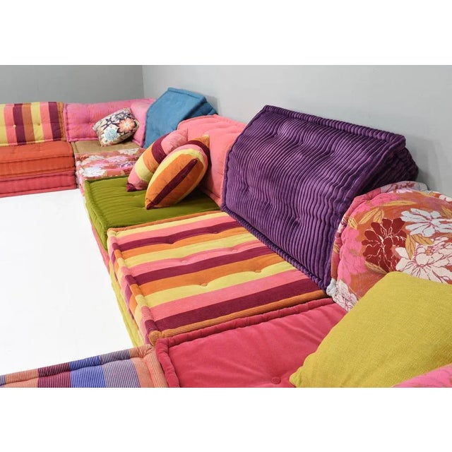 Mah Jong 35 Piece Sofa by Hans Hopfer for Roche Bobois, 1970s, Set of 35 For Sale - Image 9 of 18