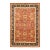 Eclectic, One-of-a-Kind Hand-Knotted Area Rug - Orange, 6' 1" x 9' 1" For Sale