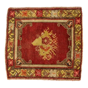 Vintage Turkish Yastik Rug - 02'02 X 02'03