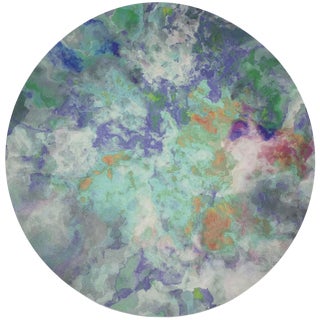 Nicolette Mayer Impressionism Spring 16" Round Pebble Placemats, Set of 4 For Sale