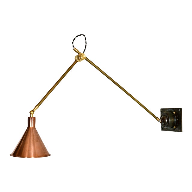 1910 "Franks" Articulating Wall Lamp From Chimera Watts For Sale