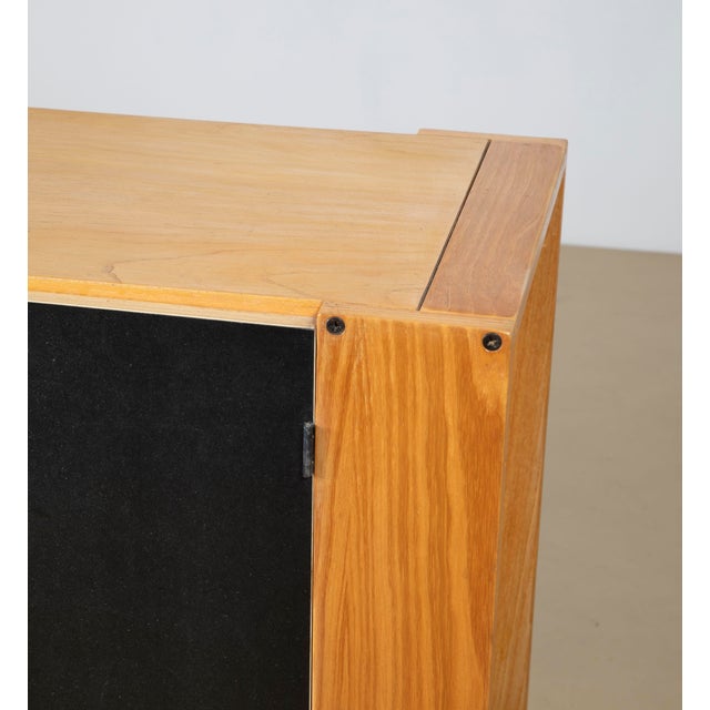 Mid-Century Modern Modernist Ash and Black Laminate Sideboard by Roberto Pamio & Renato Toso for Stilwood, Italy, 1970s For Sale - Image 3 of 11