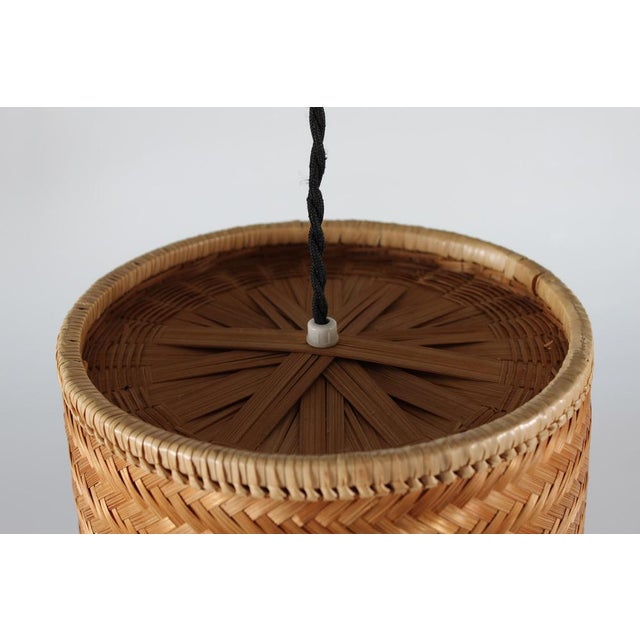 Flexible Wall Light in Brass and Cane in the style of Paavo Tynell, Denmark, 1950s For Sale - Image 9 of 15