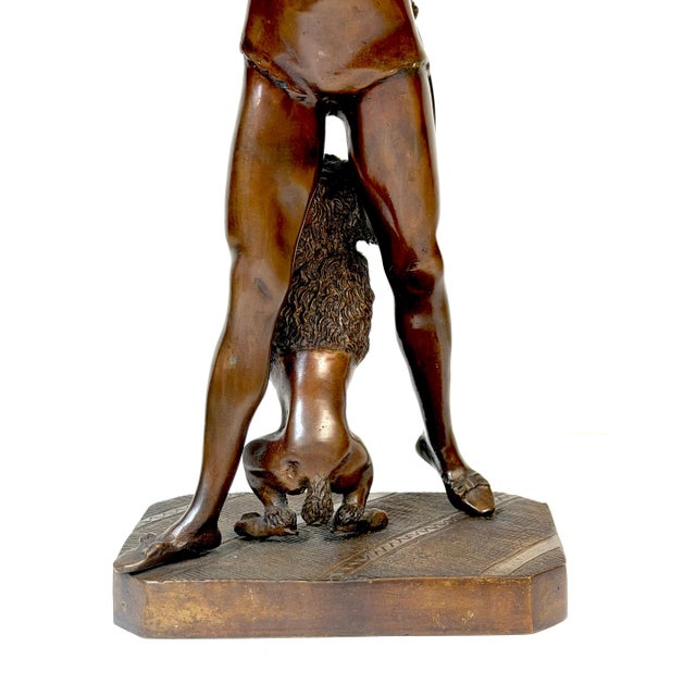 Bronze Sculpture "Get Up" After Georges Petit de Chemellier, 20th Century For Sale - Image 4 of 18
