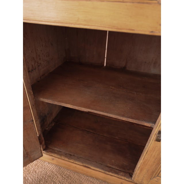 Antique English Pine Kitchen Dresser With Plate Rack - Circa 1860 For Sale - Image 9 of 16