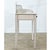 English 19th Century White Marble Top Vanity with New Paint For Sale - Image 9 of 16