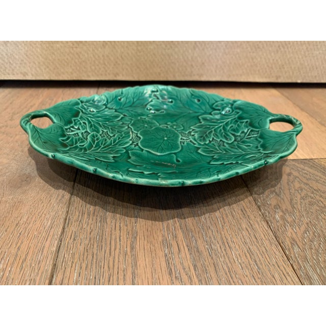 Ceramic 1980s Italian Majolica Serving Platter For Sale - Image 7 of 8