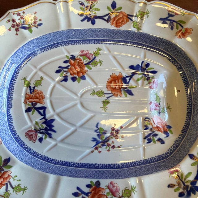 Antique Mason’s Patent Ironstone Well and Tree Platter, Imari Palette, 18¾", circa 1820-1840 A large English Mason’s...
