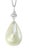 Pear Mabe Pearl & 0.36 Ct Diamond Pendant/ Necklace 14 Kt White Gold with Chain For Sale - Image 11 of 18