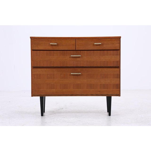 Vintage Walnut Shoe Cabinet, 1960s For Sale - Image 3 of 14