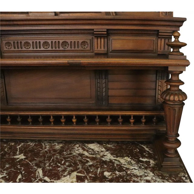 Antique Server Sideboard Henry II Renaissance For Sale - Image 9 of 11