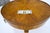 Mid 20th Century Baker Walnut Round Sunburst Pattern Gallery Top Drawer Side Lamp Table Stand For Sale - Image 6 of 15