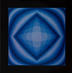 Victor Vasarely, BOREAL, Etching
