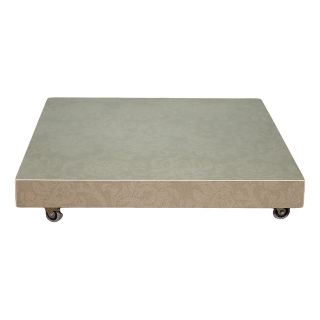 Ceramic Glass Low Coffee Table, 2000 For Sale