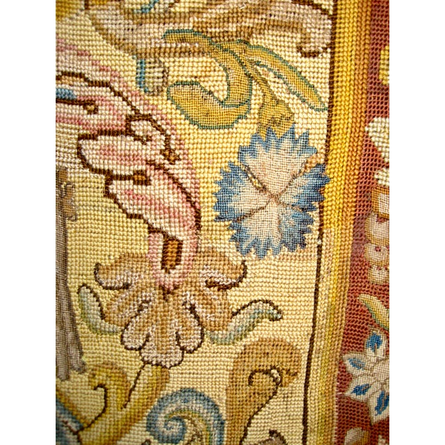 Large Italian Baroque Embroidery 17 Century For Sale - Image 11 of 14