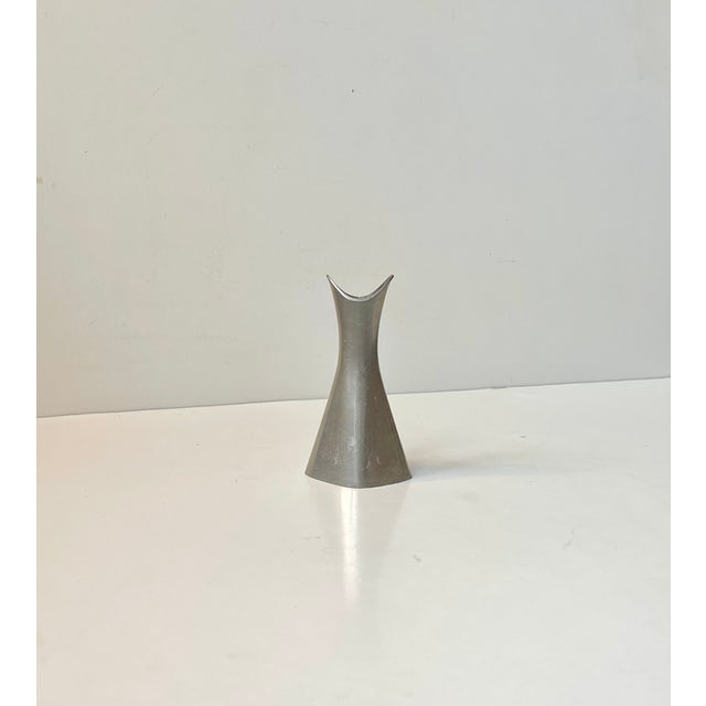 Mid-Century Norwegian Pewter Vase from Brøderne Mylius, 1950s For Sale - Image 4 of 8