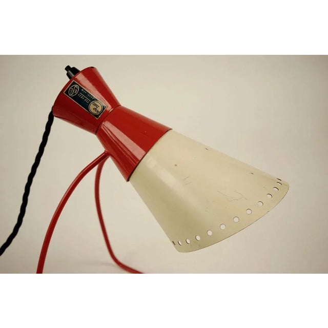 1950s Mid-Century Table Lamp by Josef Hurka for Napako, 1958 For Sale - Image 5 of 11