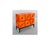 Two-Drawer Diamond Chest of Drawers in Orange-Stained Pear Wood from Aymeric Lefort For Sale - Image 4 of 9