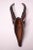 1970s Wall-Mounted Hand-Carved Wooden Antelope Head For Sale - Image 5 of 13