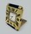 A very stylish vintage Cartier ladies or gentleman’s folding gold-plated quadrant travelling alarm clock by famous jeweler...